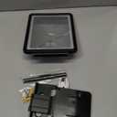 Shinowa Heated Shower Mirror Fogless for Shaving, 360 Adjustable Lighted Shower Mirror with 3 Color Modes, Rechargeable Anti Fog Shower Shaving Mirror with Large Storage Tray & Razor Holder, Black