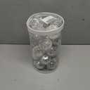 25Pcs Christmas Ornaments Sets 2.36 Christmas Ball Ornaments Christmas Tree Ornaments Shatterproof Xmas Balls Bulbs for Holiday Wedding Party Christmas Tree DecorationSilvery White