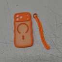 3 in 1 Magnetic for iPhone 17 Pro Max Case, Cute Wavy [Full Camera Protection][Fit for MagSafe] 1X Screen Protector+1X Wrist Strap, Anti-Slip Trendy Women Girly Case for iPhone 17 Pro Max 6.9", Orange