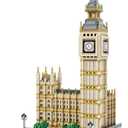 dOvOb Real Big Ben Micro Building Blocks Set (3600PCS) - World Famous Architectural Model Toys Gifts for Kid and Adult
