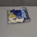 Silver One Balloon for First Birthday 22pcs, Number 1 Balloon, 40 Inch Silver One Balloon with Blue White Balloons for First Birthday, Boy 1st Birthday Balloons, Large Big Silver 1 Balloon