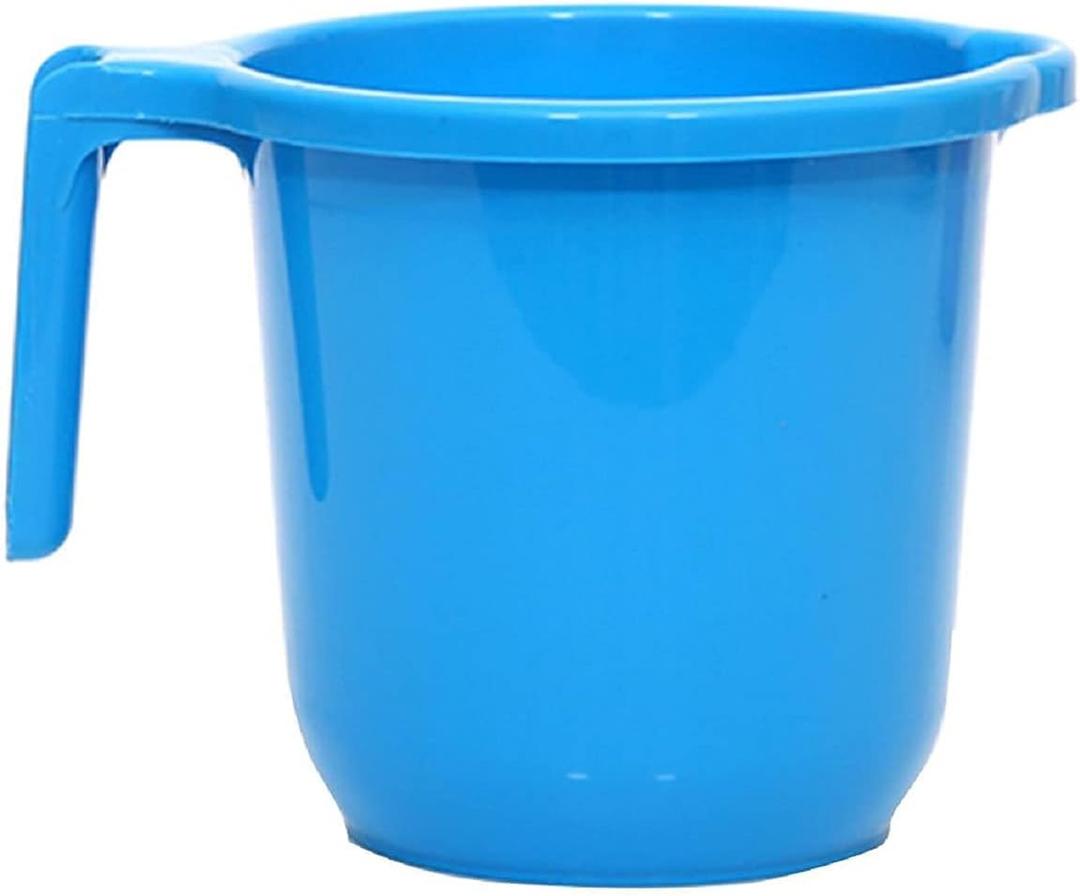 1 CON FASHION HUB Homely Bathing Mug,Certified Bath Water Mug,Capacity 1.5Litre (1)