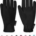 ChinFun Kids Horse Riding Gloves Equestrian Horseback Gloves for Youth Children Boys Girls Outdoor Biking Cycling Running (Small, black)