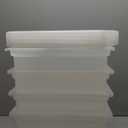 IRIS USA File Box, Plastic File Organizer with Lids for Letter/Legal File, Portable Document Box For Moving, Storage Bin with Durable and Secure Lid, Stackable Nestable BPA-Free, Clear 35 Qt. 3 Pack