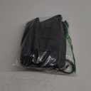 CTM Women's Leather Shoulder Bag Purse with Side Organizer (Black)