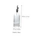 2Pcs Glass Oil Dispenser Oil Bottle for Kitchen Condiments Vinegar Storage Jar for Soy Sauce and Salad Dressings