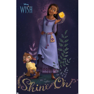 Trends International Disney Wish - Asha Wall Poster, 34L x 22.4W, Unframed Version