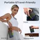 Weekly Pill Organizer 1 Time a Day  Travel Pill Case 7 Day, Small Pill Box 8 Compartments Push Open, with Color Slots, Medicine Organizer for Fish Oil, Vitamins, with Wrist Lanyard, BPA Free, Black