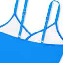 BAVADER Girls Swimsuit Cutout One-Piece Bathing Suit V-Neck Swimsuits for Teens Cute Swimwear with Drawstring Cover Up 13-14y