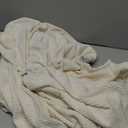 H.VERSAILTEX Ottoman and Sofa Seat Cushion Combined Cover Slipcover Rectangle Sofa Slipcover Fit Length 56'-75' Suitable for L Shaped Seat Cushion Cover or Chaise Part Cover Stretch Thick Soft - Ivory