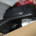 Driver Left Side Door Mirror Textured Back Cover Power Heated Glass Manual Folding without Clearance Light For Chevrolet Silverado 1500 from 2019 to 2024