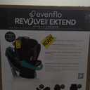 Evenflo Revolve360 Extend Convertible Car Seat with 360 Degree Rotation, Extended Rear-Facing, Forward-Facing, Booster Mode, and Secure Latch Install, Revere Gray