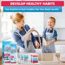 Water Testing Kit Home, 20 in 1 Easy & Simple Drinking Water Test Kit & Well Water Test Kit, 130 Strips Water Test Strips for Hardness, pH, Lead, Iron, Fluoride, Chlorine, Bacteria, Etc - by Oycevila