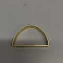 10Pcs Metal Gold Napkin Rings Set, Stainless Steel Metal Gold Napkin Holder, Fall Thanksgiving Christmas Easter Napkins Rings for Table Decor Wedding, Banquet, Party