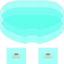 YESWELDER 3PCS Large Viewing Screen Outer Replacement Lens and 2Pcs Inner Replacement Lens for LYG-Q800D Welding Helmet