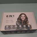 6-in-1 Hot Air Styler Wrap, High-Speed Hair Dryer Brush Blow Dryer with 2 Auto Wrap Curlers for Curling, Straightening, Volumizing, Fast Drying & Frizz-Free Styling for All Hair Types