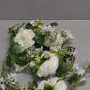 Artificial Rose Garlands, 5.9 FT Flower Floral Vine for Wedding Arch Aisle Mantle Table Runner Centerpieces Backdrop Patio Decorations - Champagne