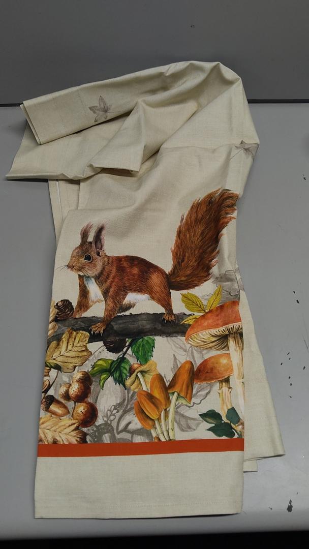 Maison d' Hermine Table Runner 100% Cotton Single Layer Table Runners 72 inches Long for Thanksgiving Christmas Decorations Home Kitchen Dining Party Wedding (Recolte, 14.5" x 72")