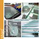 Myard Laminated + Tempered Clear Glass Balusters, Length 32'', 5-Pack