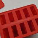 Silicone Popsicle Molds, 10 Cavity, BPA-Free, Red, Cone Shaped, Food Preparation Molds with Sticks and Funnel