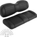 SCITOO Golf Cart Seat Cushion for EZGO TXT Front Seat Soft Comfortable Seat Cuhsion Replacement, Luxury Seat - Black