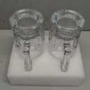 34fl.oz/1L Large Heavy Glass Beer Mug Set of 2 with Handle