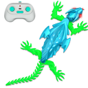 TWFRIC Wall Climbing Gecko Lizard, Robot Geckos Lizards Rechargeable Remote Control Car Toy RC Cars Toys for Kids RC Crawler for Boys & Girls Ages 6 & Up Halloween Christmas Birthday Gifts (Grey)