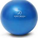 ProBody Pilates Small Exercise Ball - 9 Inch Workout Ball for Stability, Barre, Yoga, Core & Physical Therapy (Blue)
