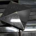 True 5x5 (127mm x 127mm) Plastic Pyramid Vinyl Fence Post Cap Black or White Multiple Quantities for True Actual 5" x 5" Vinyl Posts (24, Black)