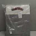 Large Fabric Storage Baskets | 50L Storage Bins, Decorative Linen Closet Baskets with Handles for Organizing, Shelf, Toys, Clothes, Home, Office, Nursery, 17x12x15Inches (Grey&White) 1 Pack Only