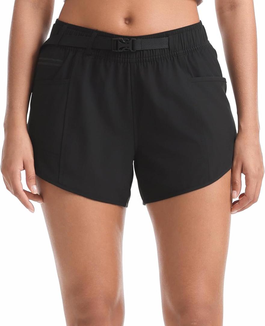 Rrosseyz Womens Hiking Shorts with Pockets Quick Dry Stretch Workout Shorts for Outdoor Casual and Travel (XX-Large, Ink Black) Rrosseyz Womens Hiking Shorts with Pockets Quick Dry Stretch Workout Shorts for Outdoor Casual and Travel (XX-Large, Ink Black)