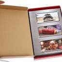 Mattel Disney and Pixar Cars Toys, Radiator Springs 3-Pack of Die-cast Toy Cars & Trucks with Lightning McQueen, Mater & Sheriff (Multicolor)