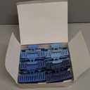 12 Pcs Blue Large Square Hair Claw Clips for Women, 4.3-Inch Matte Rectangle Claw, Strong Hold Non-slip Hair Clips for Thick & Thin Hair