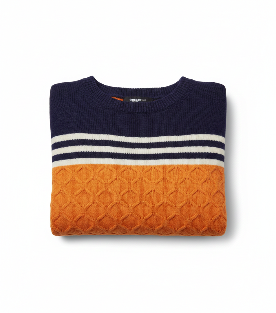 ZEAGOO Womens Sweaters Long Sleeve Tops Crew Neck Knit Pullover Sweaters Fall Fashion 2026 Dressy Casual Basic Clothes (Small, Colorblock 229)