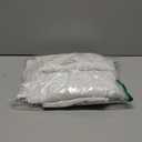 MIULEE White Linen Curtains 63 Inch Length 2 Panels for Bedroom Living Room, Soft Thick Linen Textured Natural Window Drapes Semi Sheer Light Filtering Back Tab Rod Pocket Burlap Look Decor