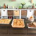 Kingrol 2 Pack 3-Tier Stackable Cooling Rack, Non-stick Wire Cake Rack for Pies, Cookies, Pastries