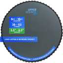 Upper Bounce Replacement Jumping Mat, Fits 14 ft Round Trampoline Frame with 84 V-Hooks, Using 8.5" Springs