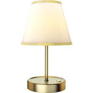 LETSTRY Small Cordless Table Lamp, 3-Level Touch Control Warm Brightness Led Desk Lamp, Built-in 5200mAh Battery Type C Rechargeable Table Lamp for Bedroom, Desk Decor, Office, Restaurant (1pc Bronze)