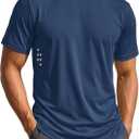 MAGCOMSEN Men's Workout Shirts Quick Dry Lightweight Short Sleeve Shirt (XL)