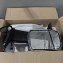 AERDM New towing mirror Chrome cap with Temperature sensor fit 2009-2015 Ram 1500, 2010-2015 Ram 2500 3500 Towing Mirrors w/Turn Signal, Puddle Lights