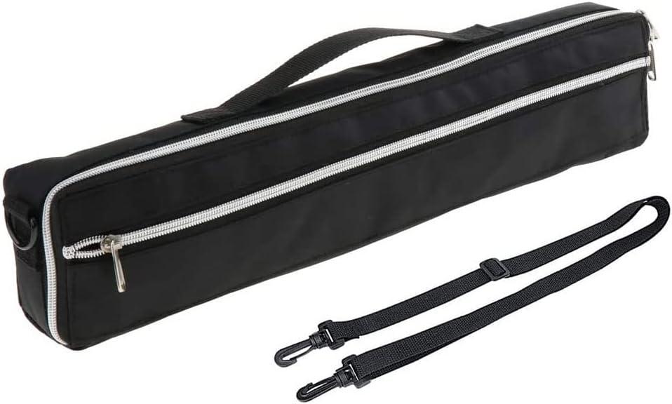 Jiayouy Lightweight 17 Hole Flute Case Cover Bag Carry Bag with Adjustable Shoulder Strap & Plush Lining Black 17.3"x 3.5"x 2.17" Jiayouy Lightweight 17 Hole Flute Case Cover Bag Carry Bag with Adjustable Shoulder Strap & Plush Lining Black 17.3"x 3.5"x 2.17"