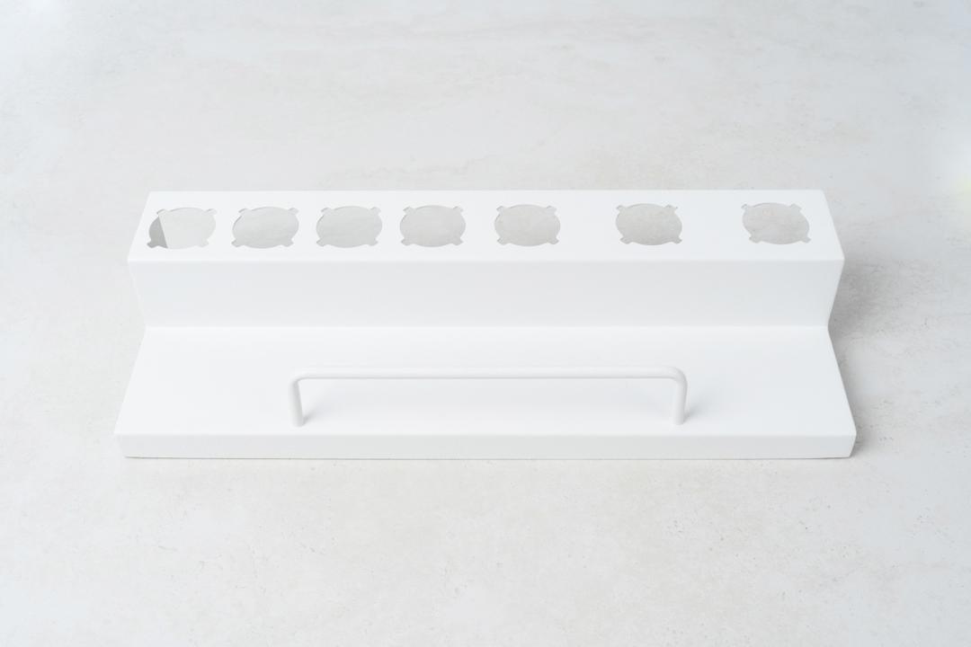 Dyson Airwrap Stand Stand Type 7-Slot Storage Organizer White Black (Compatible)