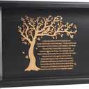 Wooden Urns for Human Ashes Adult Male Female, Up to 290 Cubic inches Wood urns, Creamation Urns for Ashes Mom Dad (Large Black)