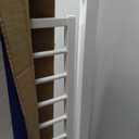 Extra Tall Cat Gate 47.2"-86.6", Pressure Mounted Pet Gate for Doorways, Walk Through with Door, Narrow Bar Spacing 1.38", No Drill Indoor Safety Gate for Cats & Dogs