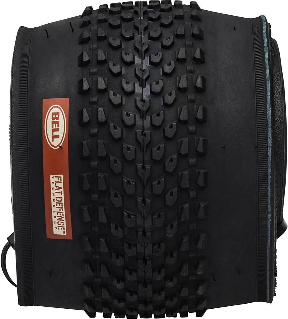 Bell Sports Cycle Products 7091037 20" X 1.75"-2.125" Black Mountain Bike Tire W/ Flat Defense
