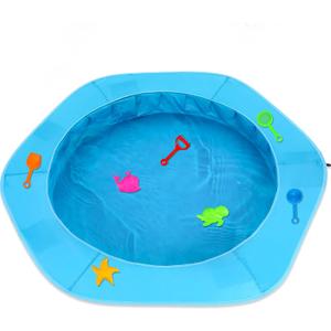 Hexagon Beach Pool, 71 x 71 x 6 Inches Beach Puddle,Beach Pool for Toddler, Portable Beach Puddle Pool Easy Fold Up, for Babies,Girls,Boys,Infants and Toddlers Hexagon Beach Pool, 71 x 71 x 6 Inches Beach Puddle,Beach Pool for Toddler, Portable Beach Puddle Pool Easy Fold Up, for Babies,Girls,Boys,Infants and Toddlers