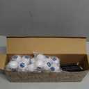 JOYIN Halloween Decorations Outdoor Solar Scary Eyeball Lights, 4 Pcs 24LEDs Green Pathway Yard Stakes, Waterproof Firefly Lights for Halloween Graveyard Yard Garden Patio Walkway Party