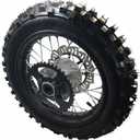 CLEO 12 Rear Wheel Rim Tire 80/100-12 Assembly for 50cc 90cc 110cc 125cc Dirt Bike taotao TTR SSR CRF Apollo 12mm axle includes 190mm brake disc and 41T sprocket