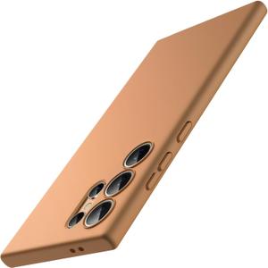 JETech Slim Fit Case for Samsung Galaxy S24 Ultra 5G, Camera Lens Full Protection, Soft TPU Thin Protective Phone Cover with Matte Finish, Shockproof (Titanium Orange)