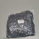 HFCNMY Ottoman Cover Square,Stretch Knitted Jacquard Square Ottoman Cover Thick Ottoman Slipcover Square Washable Storage Ottoman Cover Foot Stool Cover with Elastic Bottom Black Large